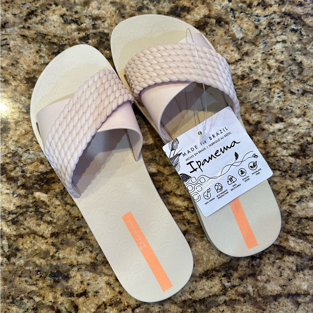 Ipanema Women's Street II Slides Slip-On Sandals, Flip Flops SZ 7 NWT